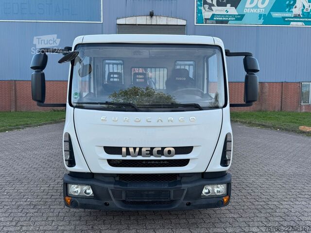 Dubă pick-up IVECO 75E16 Pritsche mit Kran Fassi