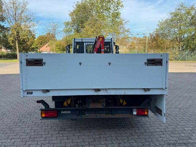 Dubă pick-up IVECO 75E16 Pritsche mit Kran Fassi
