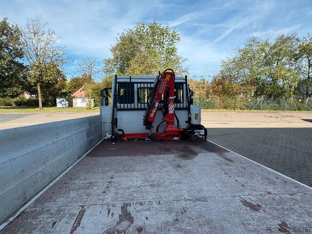 Dubă pick-up IVECO 75E16 Pritsche mit Kran Fassi
