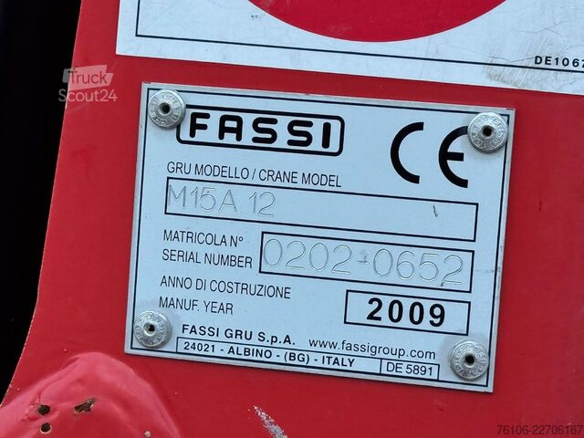 Dubă pick-up IVECO 75E16 Pritsche mit Kran Fassi