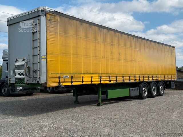 Semi-remorque bâchée KRONE Tautliner mit Coil
