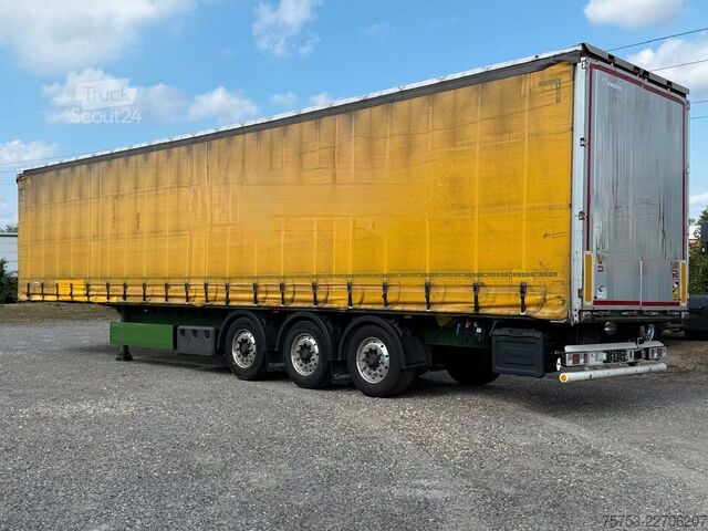 Semi-remorque bâchée KRONE Tautliner mit Coil
