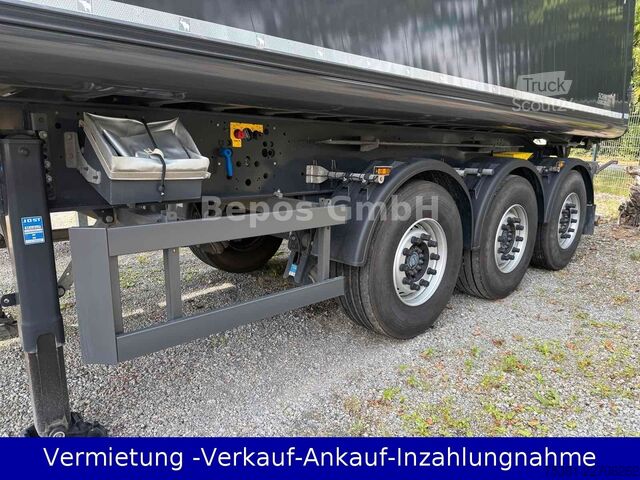 Polpriklopnik kiper SCHMITZ CARGOBULL SKI 24SL 8.2 - Alukasten 40m3,---2x Liftachse--