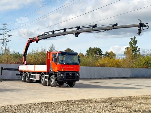 Kamyon üzerine monteli vinç RENAULT C430 * PALFINGER PK 26002 - EH F + FUNK/ 8x4