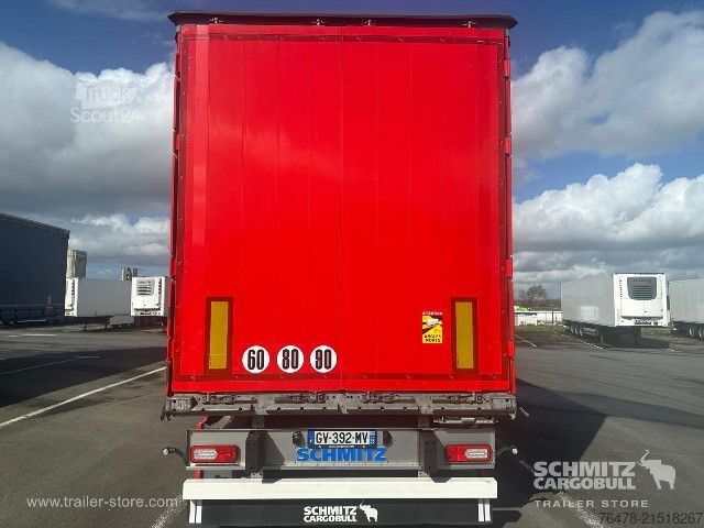 Open semitrailer with tarp Schmitz Cargobull Curtainsider Coil