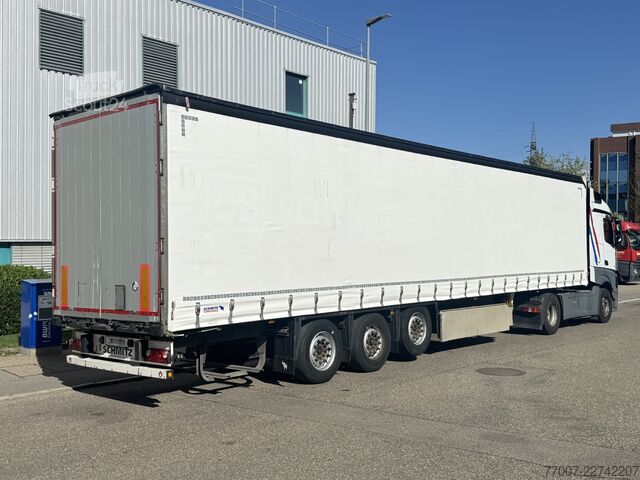 Standart brandalı kasalı treyler Schmitz Cargobull SCS 24 Standart Edscha Code-XL Lift Verz