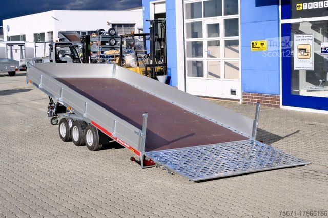 Reboque para transporte de automóveis TEMA Universal 5121-3S Kipplader Antischlingerkupplg.