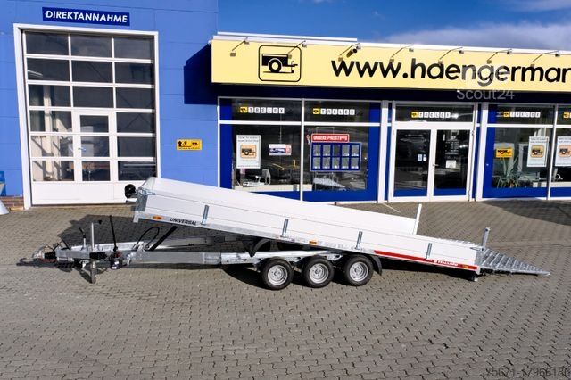 Reboque para transporte de automóveis TEMA Universal 5121-3S Kipplader Antischlingerkupplg.