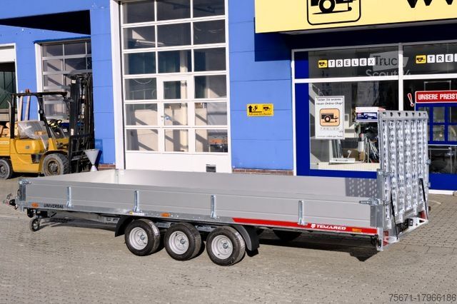 Reboque para transporte de automóveis TEMA Universal 5121-3S Kipplader Antischlingerkupplg.