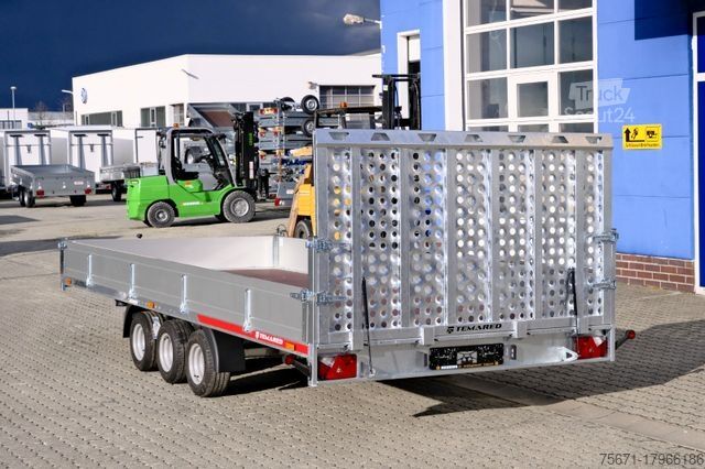 Reboque para transporte de automóveis TEMA Universal 5121-3S Kipplader Antischlingerkupplg.