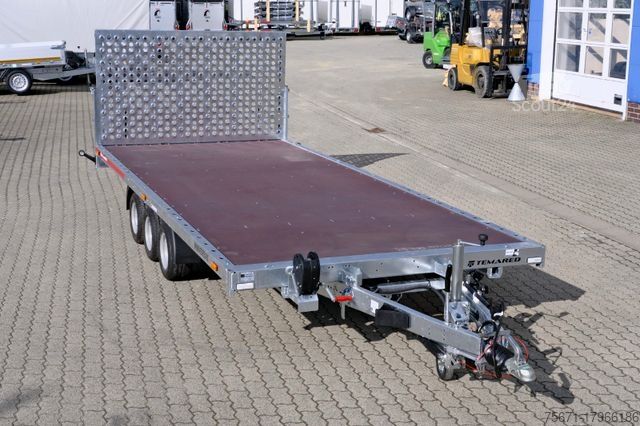 Reboque para transporte de automóveis TEMA Universal 5121-3S Kipplader Antischlingerkupplg.