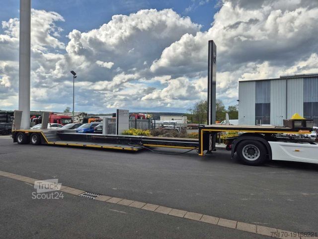 Semirimorchio ribassato LINTRAILERS S2A 14 LSDN Teleskopierbar BPW-Achsen 57.000km
