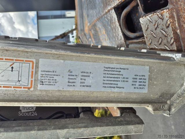 Semirimorchio ribassato LINTRAILERS S2A 14 LSDN Teleskopierbar BPW-Achsen 57.000km