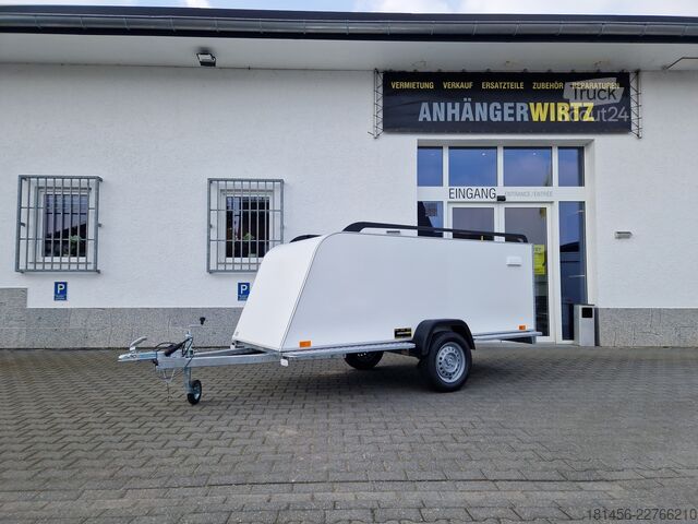 Remorque pour voiture Tomplan niederiger Kofferanhänger 300cm 750kg