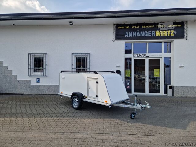 Remorque pour voiture Tomplan niederiger Kofferanhänger 300cm 750kg