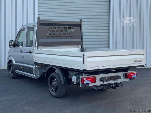 Fourgon pick-up MAN TGE 3.180 Pritsche DOKA MR 4x4 ACC LED DIFF-SPER