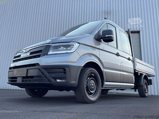 Fourgon pick-up MAN TGE 3.180 Pritsche DOKA MR 4x4 ACC LED DIFF-SPER