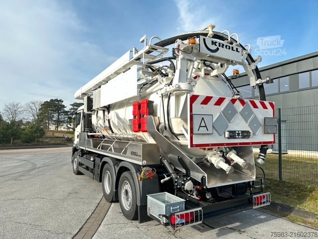 Vacuum tank truck MAN TGS 26.470 6x2 KROLL ADR-Sauger