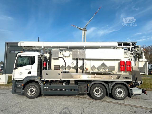 Vacuum tank truck MAN TGS 26.470 6x2 KROLL ADR-Sauger