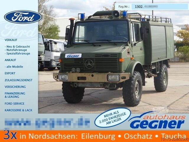 Vacuümtankwagen UNIMOG U1300L Feuerwehr Gerätewagen