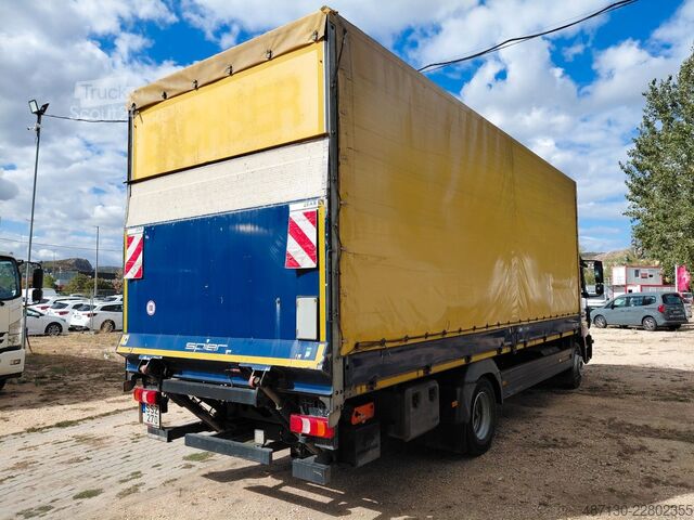 شاحنة بمسطحة ومشمع MERCEDES-BENZ ATEGO 1223