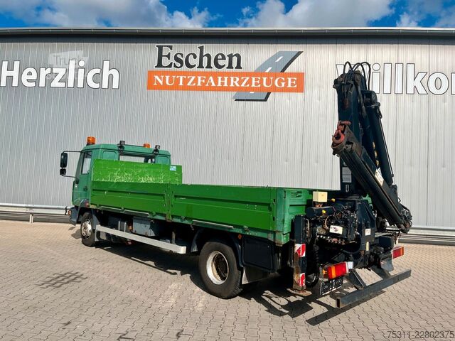 Avolava kuorma-auto MAN 12.185 LC Tirre Euro 81*Pritsche*Kran*Manuell