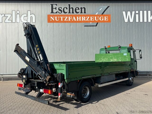 Avolava kuorma-auto MAN 12.185 LC Tirre Euro 81*Pritsche*Kran*Manuell