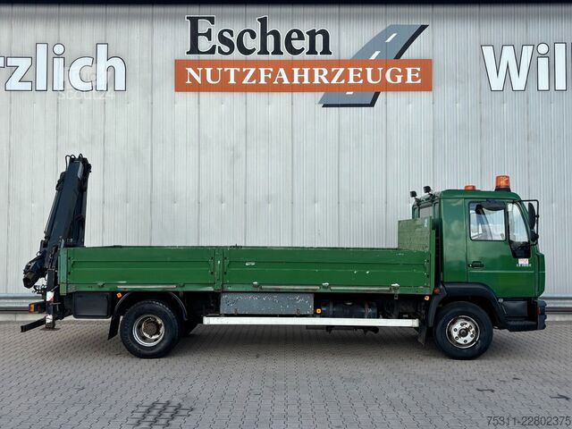 Avolava kuorma-auto MAN 12.185 LC Tirre Euro 81*Pritsche*Kran*Manuell