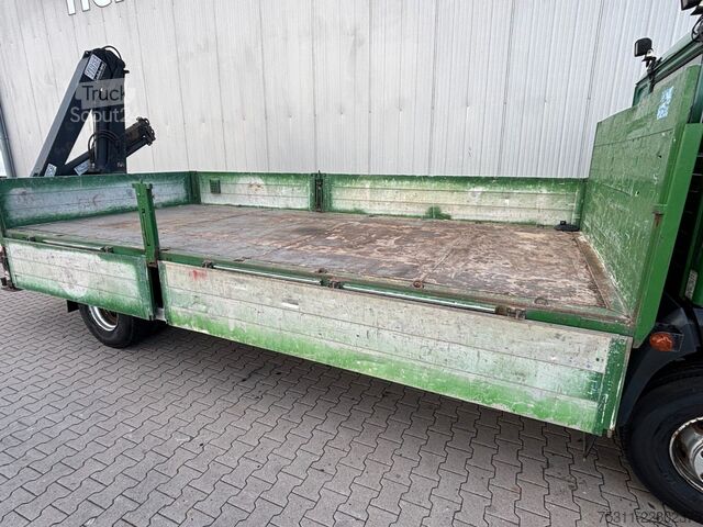 Avolava kuorma-auto MAN 12.185 LC Tirre Euro 81*Pritsche*Kran*Manuell