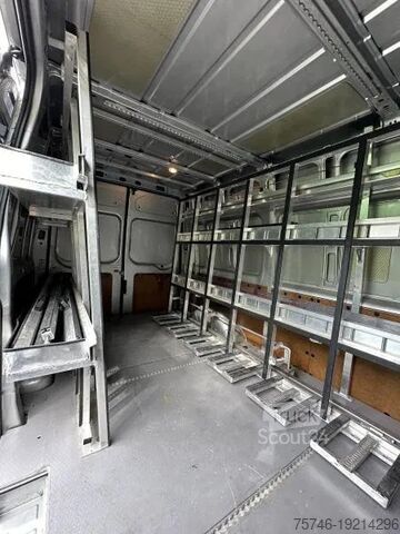 Transporteur de verre Ford Transit 2.5 TDI KA Hoch HEGLA GLAS Luftfederung