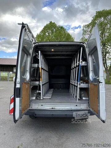 Transporteur de verre Ford Transit 2.5 TDI KA Hoch HEGLA GLAS Luftfederung