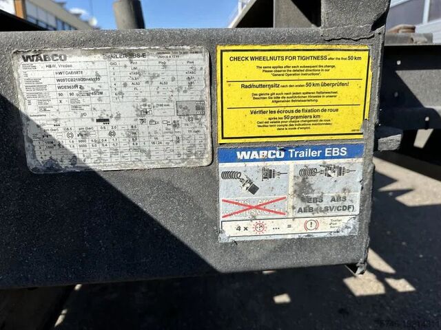 BDF-System H&W 4 x Tandem Lafette MEGA verzinkt Mitnahmestapl...