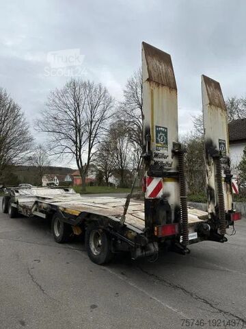 Dieplader Müller-Mitteltal T4 4-Achs Tieflader Radmulden luftgefedert T4 4...