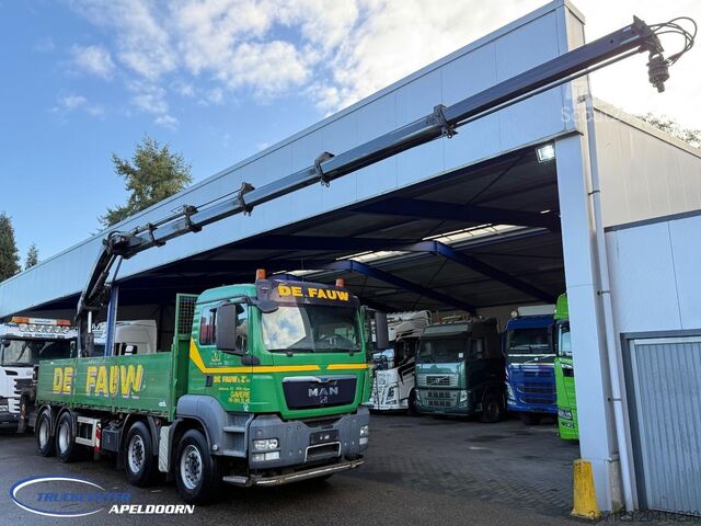 Open body MAN TGS 35.400 8x4, Handgeschakeld, HIAB 288 EP-5