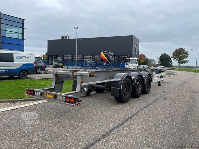 Μεταφορά εμπορευματοκιβωτίων Van Hool 3B2015 Chassis / 20-2x20-40 FT / SAF Axles / Di...