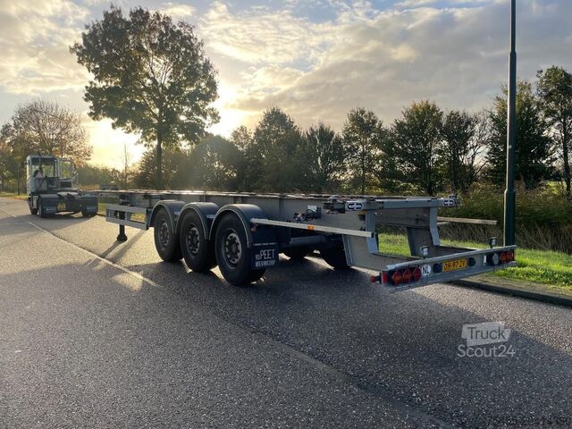 Μεταφορά εμπορευματοκιβωτίων Van Hool 3B2015 Chassis / 20-2x20-40 FT / SAF Axles / Di...