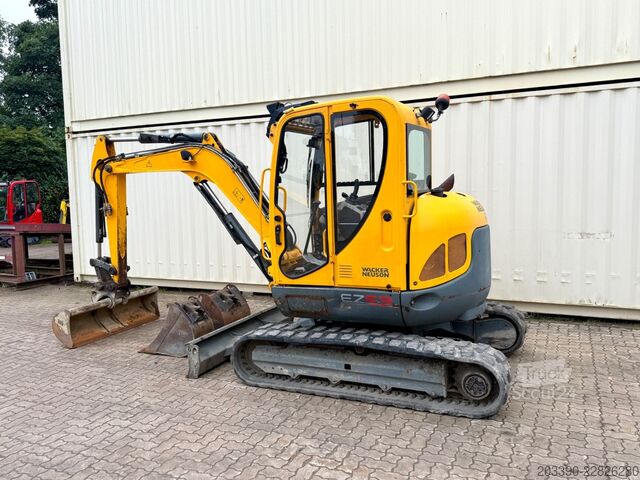 Mini ekskavatorius WACKER Neuson EZ53 / 2016 BJ / 3 x Löffel