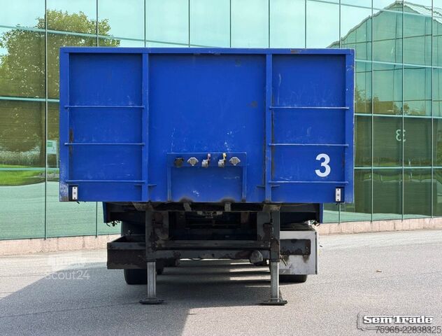 Semiremorcă cu platformă joasă  KWB P-453-STI-H 3-AS SEMI 2x STUURAS 1x LIFTAS S
