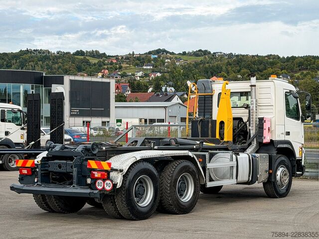 Камион с кука за контейнери VOLVO FMX 450 * Abrollkipper 5,30 m * 6x4 Top Zustand!