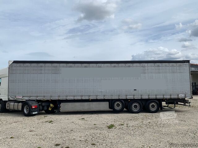 Nyitott ponyvás félpótkocsi SCHMITZ CARGOBULL SCS24/6 Standard_ Power Curtain_ Liftachse