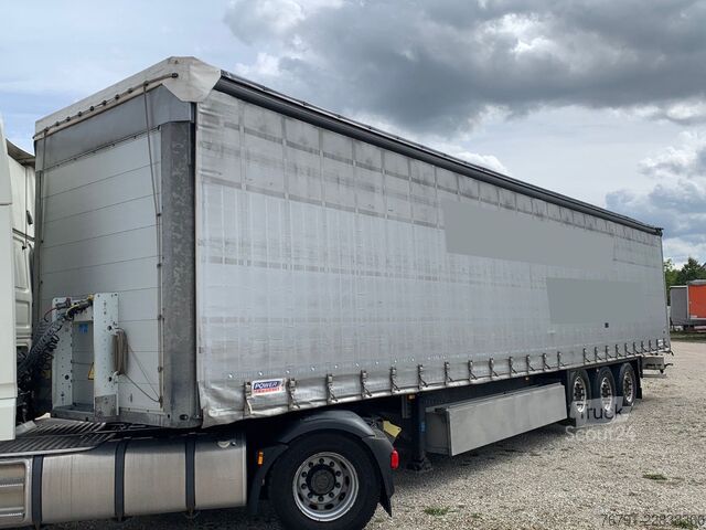 Nyitott ponyvás félpótkocsi SCHMITZ CARGOBULL SCS24/6 Standard_ Power Curtain_ Liftachse