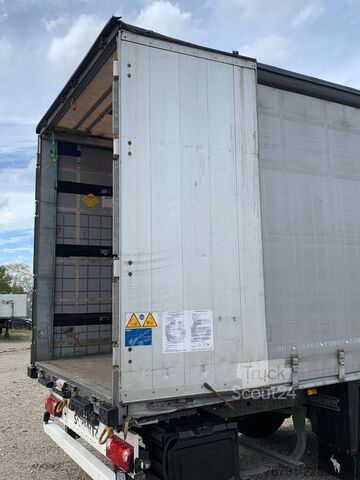 Nyitott ponyvás félpótkocsi SCHMITZ CARGOBULL SCS24/6 Standard_ Power Curtain_ Liftachse