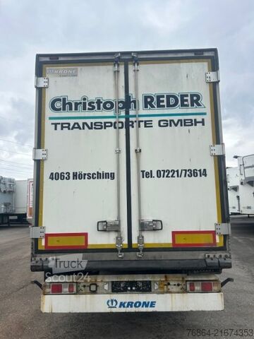 Semirremolque de plataforma baja KRONE SD COOL LINER, CARRIER VECTOR 1550 DOPPELSTOCK