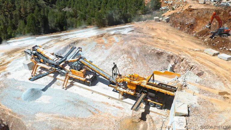 Installation de concassage mobile FABO MCK-110 Mobile Crushing Plant