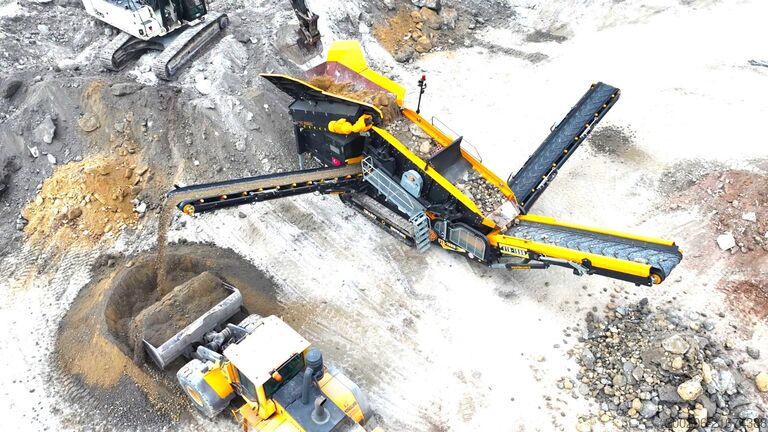 Installations de criblage et de concassage FABO FTB-1550 Siebanlagen und Brechanlagen