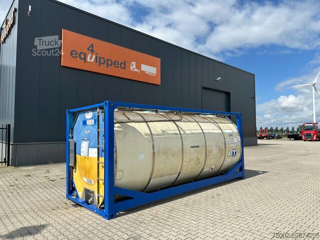 Conteneur-citerne CIMC 20FT ISO 25.000L / UN PORTABLE  T11 / 2.5Y + CS...