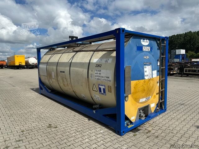 Conteneur-citerne CIMC 20FT ISO 25.000L / UN PORTABLE  T11 / 2.5Y + CS...
