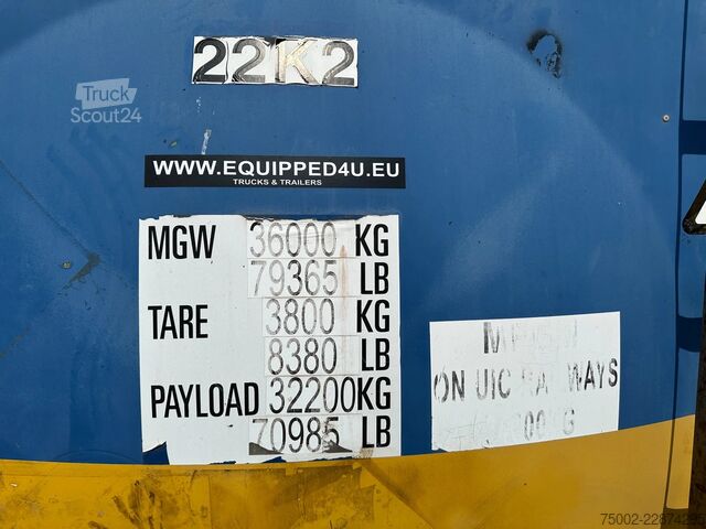 Conteneur-citerne CIMC 20FT ISO 25.000L / UN PORTABLE  T11 / 2.5Y + CS...