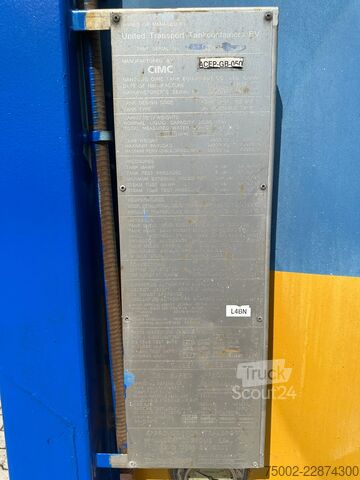 Conteneur-citerne CIMC 20FT ISO 25.000L / UN PORTABLE  T11 / 2.5Y + CS...