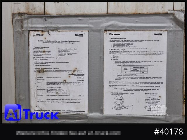 Open oplegger met zeil KRONE SD, Mega, neue Plane, Code XL, 1 Vorbesitzer